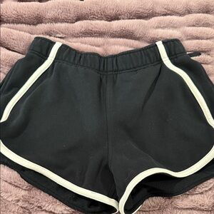 Women's Black Shorts with White Trim size medium